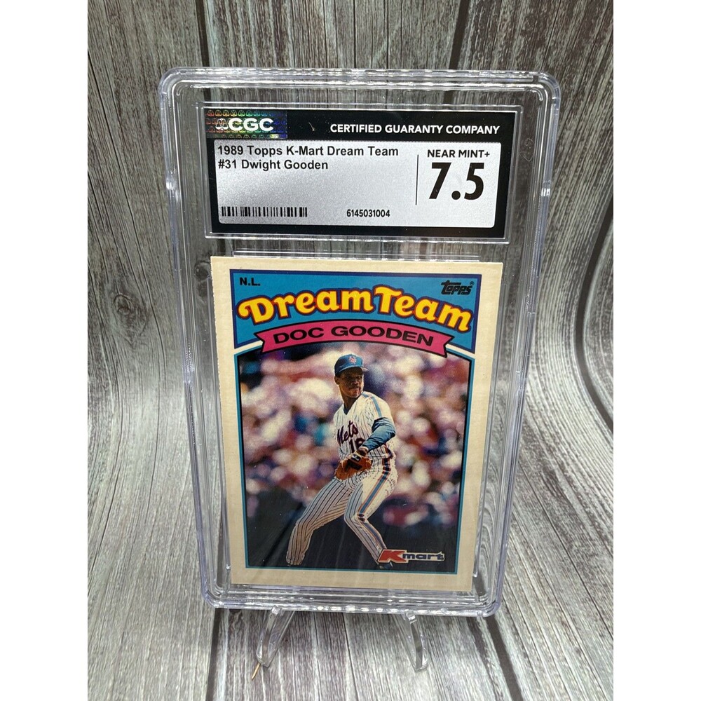 1989 Topps Kmart Dream Team - Dwight Gooden #31 New York Mets CGC 7.5